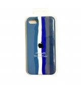 Чехол Rainbow Silicone Case для Apple iPhone 7/8/SE2 Blue