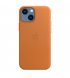 Чехол Apple iPhone 13 mini Leather Case with MagSafe Golden Brown (MM0D3)