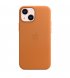 Чехол Apple iPhone 13 mini Leather Case with MagSafe Golden Brown (MM0D3)