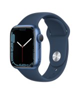 Apple Watch Series 7 41mm (GPS) Blue Aluminum Case with Abyss Blue Sport Band (MKN13)