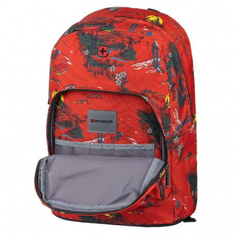Рюкзак Wenger Crango 16" Rust Alps Print Red (610194)