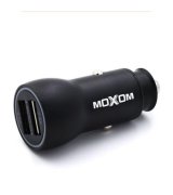 Автомобільний зарядний пристрій Moxom Type-C 2USB Metal Black (MX-VC04)