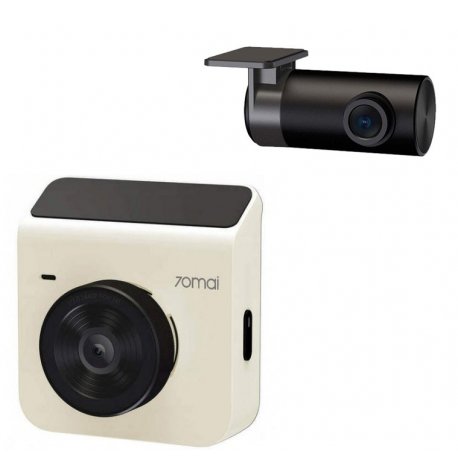 Відеореєстратор Xiaomi 70Mai A400 Dash Cam Ivory + Rear Cam Set Global (Midrive RC09) (A400-1)