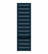 Ремешок Apple для Apple Watch 40mm Leather Link Baltic Blue - Size S (MY982)