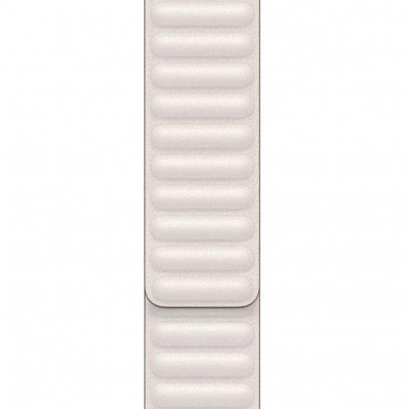 Ремешок Apple для Apple Watch 44mm Leather Link Chalk - Size M/L (MJKT3)