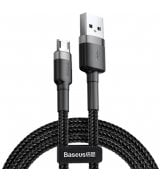 Кабель Baseus Cafule Cable USB For Micro 2.4A 0.5M Black (CAMKLF-AG1)