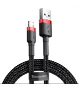 Кабель Baseus Cafule Cable USB Lightning 2A 3m Red/Black (CALKLF-R91)