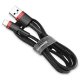 Кабель Baseus Cafule Cable USB Lightning 2A 3m Red/Black (CALKLF-R91) Кабель Baseus Cafule Cable USB Lightning 2A 3m Red/Black (CALKLF-R91)