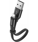 Кабель Baseus Nimble Portable Cable For Apple 0.23m Black (CALMBJ-B01)