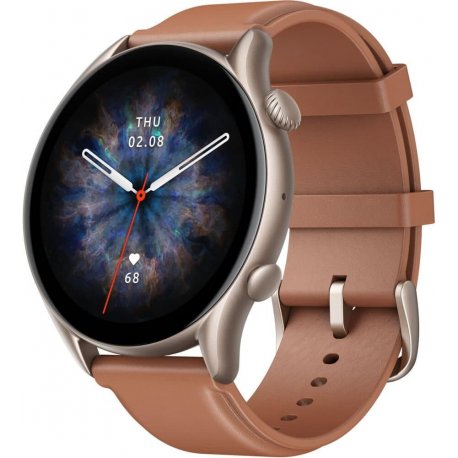 Смарт-годинник Xiaomi Amazfit GTR 3 Pro Brown Leather Global