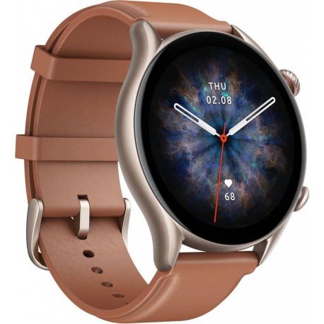 Смарт-годинник Xiaomi Amazfit GTR 3 Pro Brown Leather Global