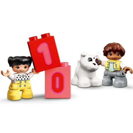 Конструктор LEGO DUPLO Поезд с цифрами - учимся считать (10954)