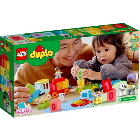 Конструктор LEGO DUPLO Поезд с цифрами - учимся считать (10954)