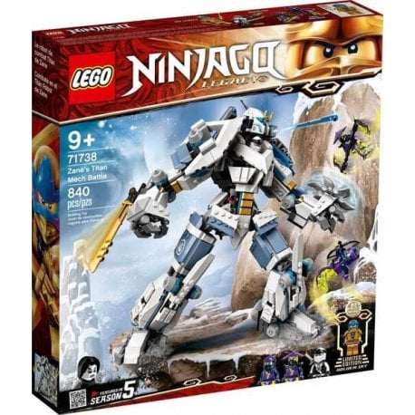 Конструктор LEGO Ninjago Битва робота-титана Зейна (71738)