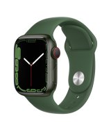 Apple Watch Series 7 41mm (GPS+LTE) Green Aluminum Case w. Clover Sport Band (MKHT3/MKH93)