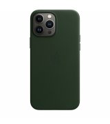 Чехол Apple iPhone 13 Pro Max Leather Case with MagSafe Sequoia Green (MM1Q3ZE/A)