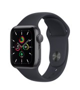 Apple Watch SE 40mm (GPS) Space Gray Aluminum Case with Midnight Sport Band (MKQ13UL/A)