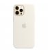 Чехол Apple iPhone 12 Pro Max Silicone Case with MagSafe White (MHLE3ZE/A)