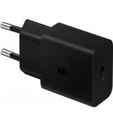 Мережевий зарядний пристрій Samsung 15W Power Adapter (w/o cable) Black (EP-T1510NBEGRU)