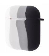 Чехол Rainbow Silicone Case для Apple AirPods 1/2 Gray