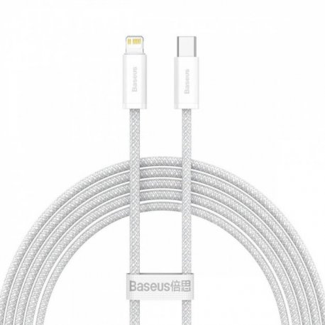 Кабель Baseus Dynamic Series Fast Charging Type-C to Lightning PD 20W 1m White (CALD000102)