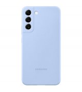 Чехол Samsung Silicone Cover для Galaxy S22+ (S906) Artic Blue (EF-PS906TLEGRU)
