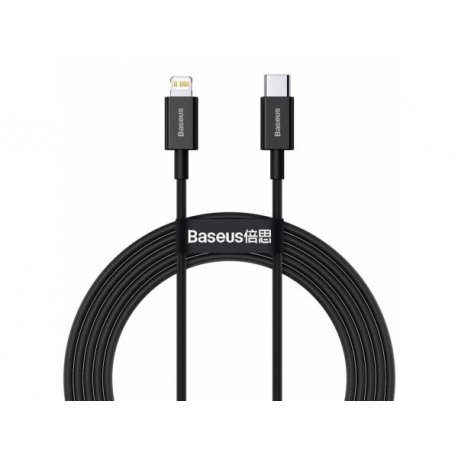 Кабель Baseus Superior Series Fast Charging Data Cable Type-C to Lightning PD 20W 2m Black (CATLYS-C01)