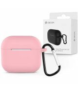 Чехол Devia Naked Silicone with Loophole Series для AirPods 3 Pink