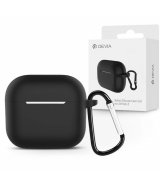 Чехол Devia Naked Silicone with Loophole Series для AirPods 3 Black