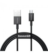 Кабель Baseus Superior Series Fast Charging Data Cable USB to Micro USB 2A 1m Black (CAMYS-01)