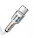Кабель Baseus Cafule Metal Type-C to Type-C 100W (2m) White (CATJK-D02)