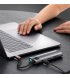 HUB Baseus Metal Gleam Multifunctional 7-in-1 (2xUSB3.0 + 4HKHD + 2xType-C + PD + TF + SD) Grey (WKWG20113)