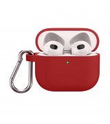 Чохол Silicone Case для Airpods 3 with Carbine Red