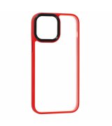 Чохол Mate Plus Metal Buttons для iPhone 13 Pro Max Red