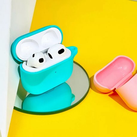 Чохол Silicone Case New with Carbine для Airpods 3 Red