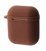 Чехол Silicone Case Shock-proof для Airpods 1/2 Brown
