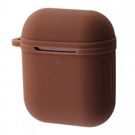 Чехол Silicone Case Shock-proof для Airpods 1/2 Brown