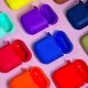 Чехол Silicone Case Shock-proof для Airpods 1/2 White
