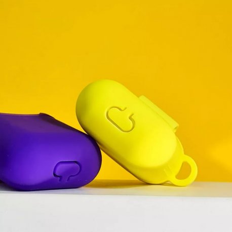 Чехол Silicone Case Shock-proof для Airpods 1/2 White