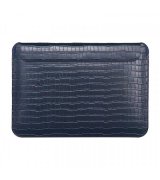 Чехол-конверт WIWU Case Skin Pro Croco Geniunie Leather Sleeve для MacBook Pro 14 (2021) Blue