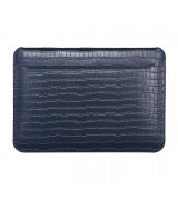 Чохол-конверт WIWU Case Skin Pro Croco Geniunie Leather Sleeve для MacBook Pro 14 (2021) Blue