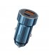 Автомобільний зарядний пристрій WK WP-C28 PD 18W (1USB/1Type-C) Blue