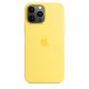 Чехол Apple iPhone 13 Pro Max Silicone Case with MagSafe Lemon Zest (MN6A3)