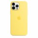 Чехол Apple iPhone 13 Pro Max Silicone Case with MagSafe Lemon Zest (MN6A3)