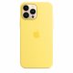 Чехол Apple iPhone 13 Pro Max Silicone Case with MagSafe Lemon Zest (MN6A3)