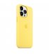 Чехол Apple iPhone 13 Pro Silicone Case with MagSafe Lemon Zest (MN663)