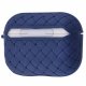 Чехол Weaving Case (TPU) для Airpods Pro Blue Чехол Weaving Case (TPU) для Airpods Pro Blue