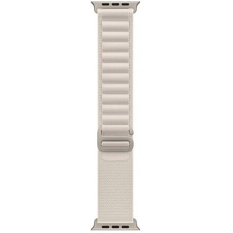 Apple Watch Ultra 49mm (GPS+LTE) Titanium Case with Starlight Alpine Loop - Large (MQFT3/MQF13)