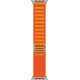 Apple Watch Ultra 49mm (GPS+LTE) Titanium Case with Orange Alpine Loop - Medium (MQEU3/MQFL3)