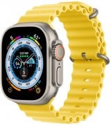 Apple Watch Ultra 49mm (GPS+LTE) Titanium Case with Yellow Ocean Band (MNHG3)